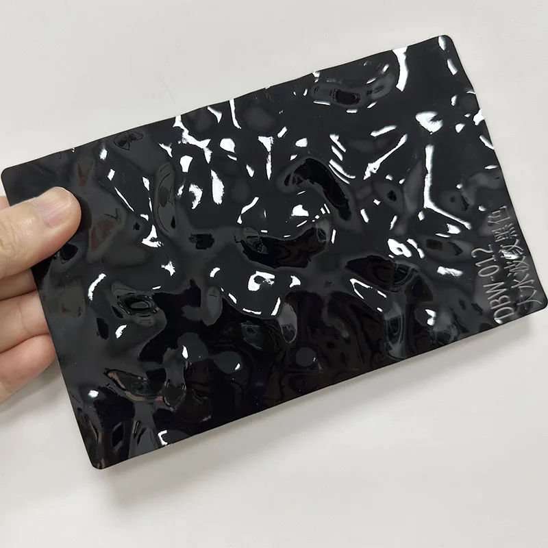 PET 물 리플 탄소 크리스탈 벽 패널